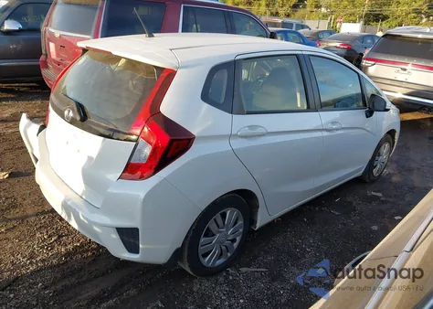 2016 Honda Fit Lx из США, поврежденный, VIN JHMGK5H58GX024925